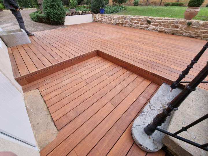 BCR Terrasses Couzon au Mt d'Or Aménagement terrasse