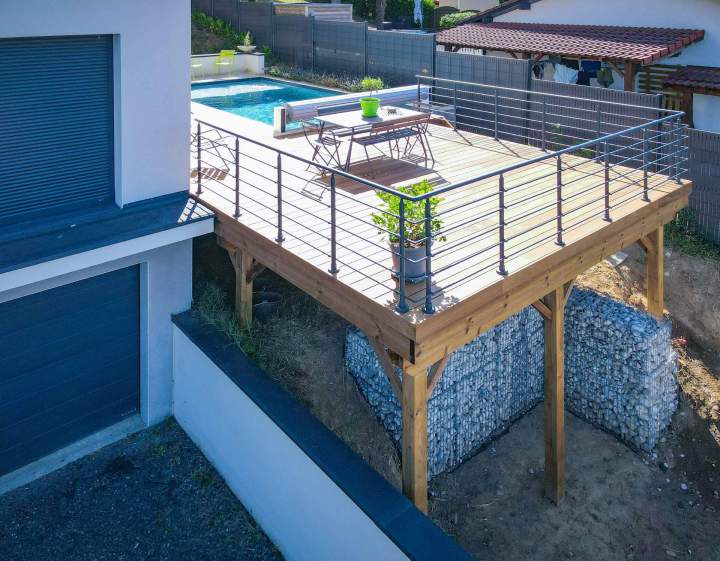 Constructeur terrasse bois Lyon