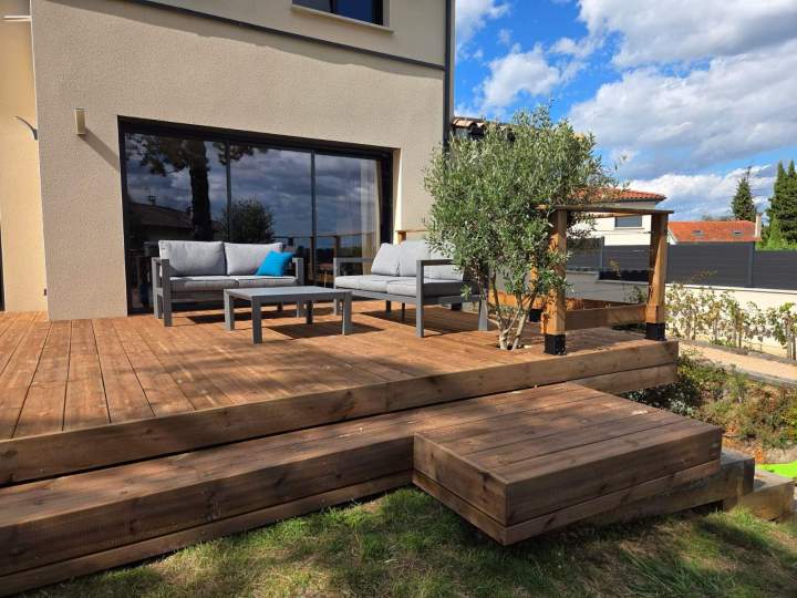 Lame pin marron Bornéo